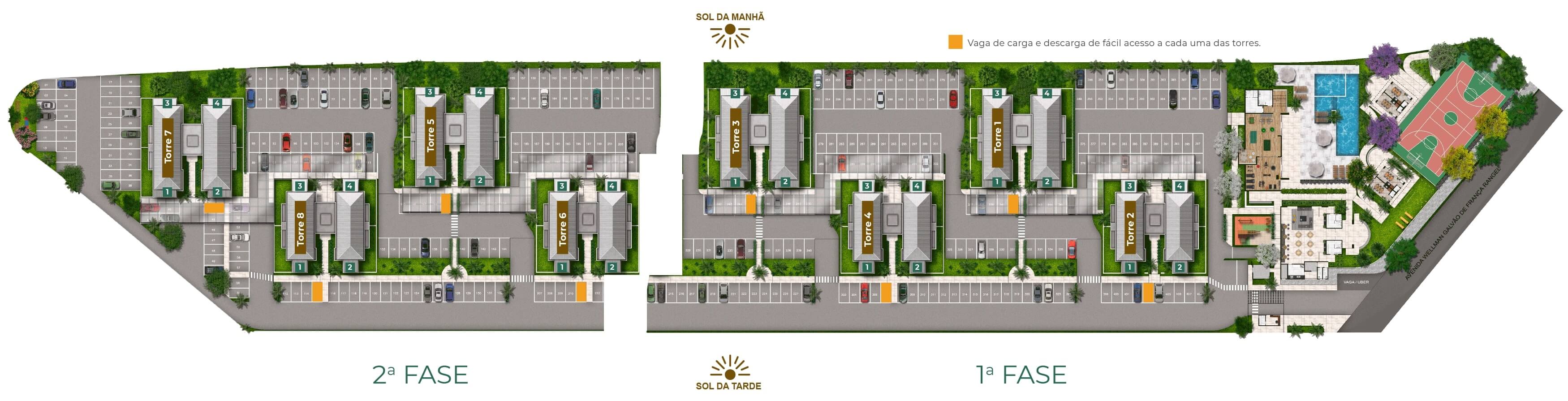 Eco Vila Genebra - Implantação