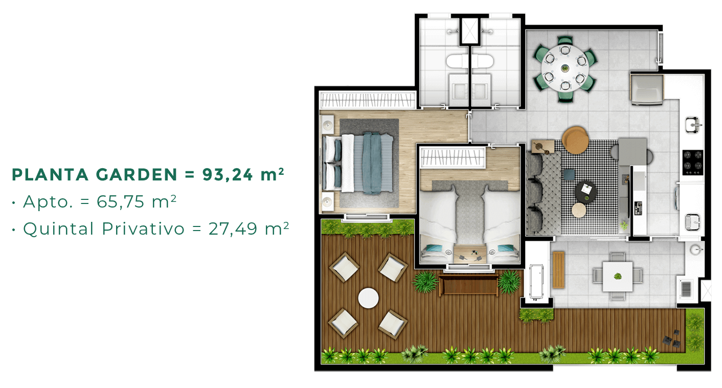 Eco Vila Genebra - Planta Garden