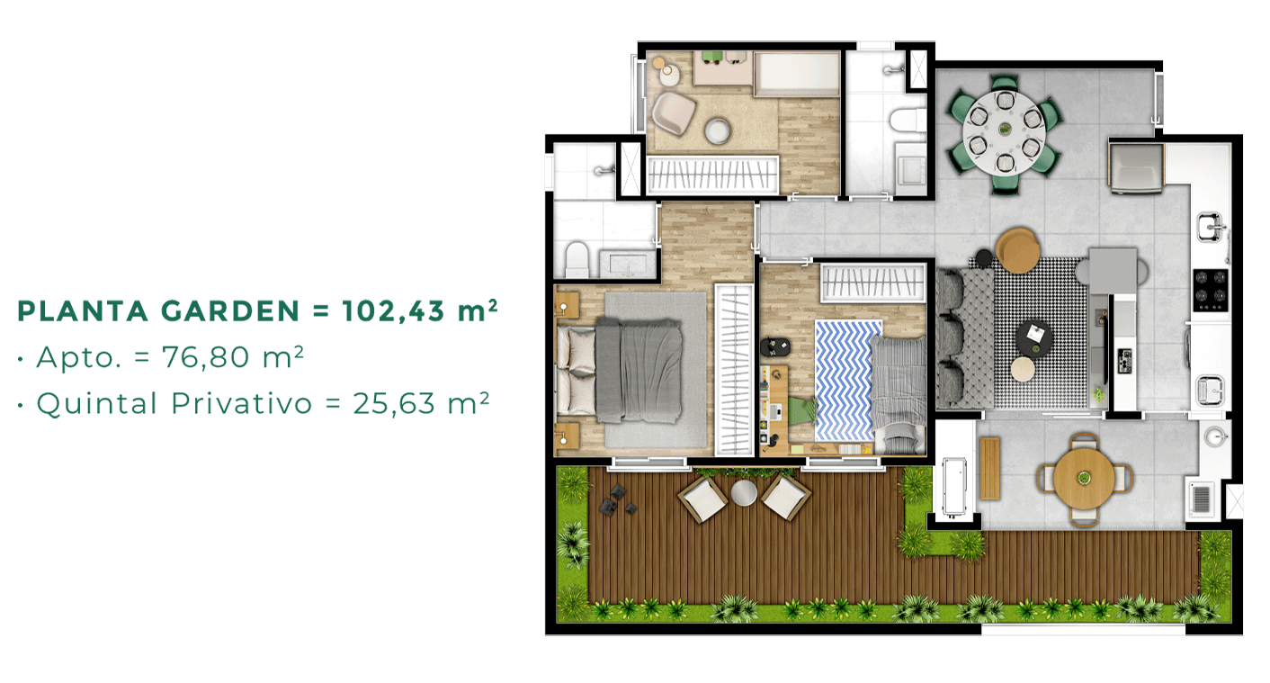 Eco Vila Genebra - Planta Garden